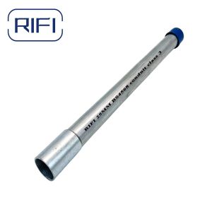 25mm Class 4 Galvanised Conduit Electrical British Standard With Coupling