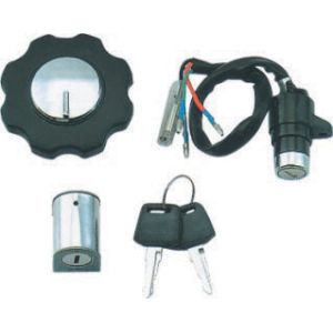 Buy cheap Q235 Motorcycle Electrical Components Lock Set LF90 from wholesalers
