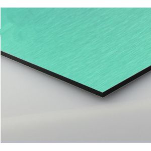 Buy cheap ACP Gold Silver Brushed Aluminum Composite Panel Fireproof PE Coating from wholesalers