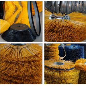 Buy cheap Multi Color Road Sweeper Brush Wafer Brush For Street Cleaning Sweeper Broom Brushes 55mm - 550mm Inner Diameter from wholesalers