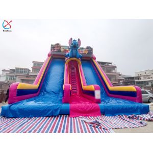 Buy cheap Factory Inflatable Lilo & Stitch Slide Castle Inflatable Double Dry Slides from wholesalers