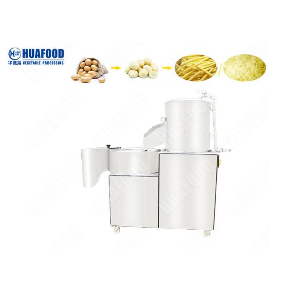 Quality Automatic Potato Peeling Machine Potato Washing Cutting And Peeling Machine for sale