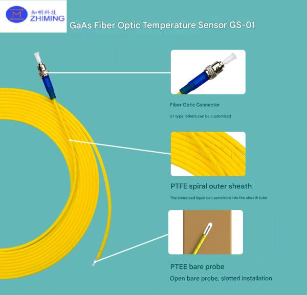 Buy cheap High-Precision GaAs Fiber Optic Temperature Sensor For Transformer Hotspot Monitoring And EMI-Resistant Applications from wholesalers