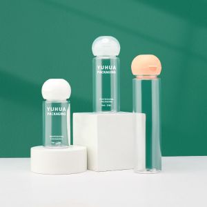 Buy cheap 15ml Cylinder Plastic Packaging Bottles Customized Logo Cosmetic Plastic Flip Cap Bottle from wholesalers