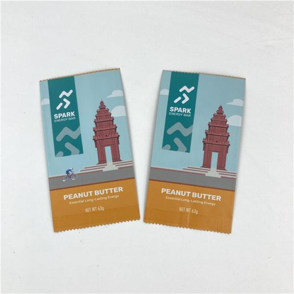 Custom Design Easy Tear Line Three Side Sealed Mylar Packaging Bag Accepted Up