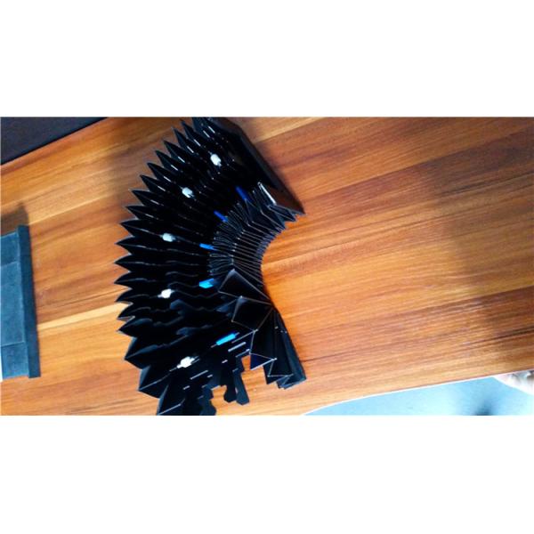 Quality Heat-sealed &folded bellows fabric +PVC for any kind of machine dust covers for sale