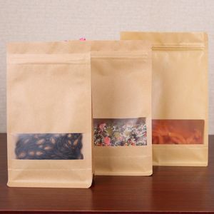 Buy cheap Printed Brown Zipper 900g Kraft Paper Pouches from wholesalers