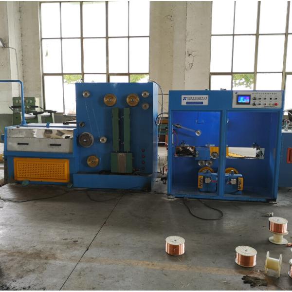 Buy cheap 1500mpm Customized Wire Drawing Machine For Drawing And Annealing Automatic Double Spooler from wholesalers