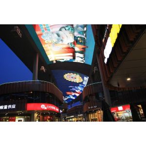 Buy cheap 7200CD/Sqm Poster Led Facade Screen DIP High Brightness Transparent Led Wall from wholesalers