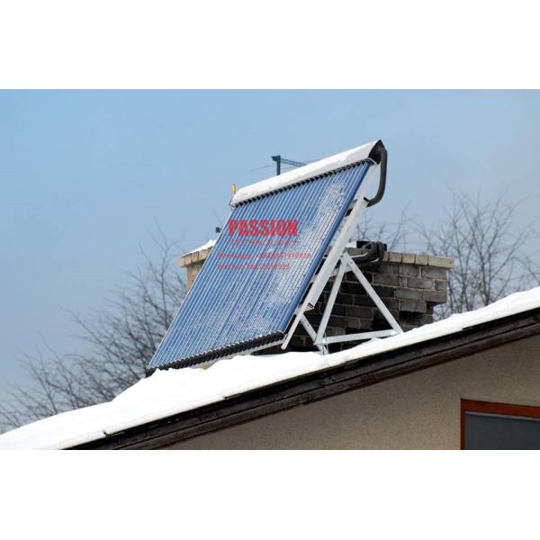 Quality 24mm Condensor Heat Pipe Solar Collector 2000L Pressurized Solar Water Heater for sale