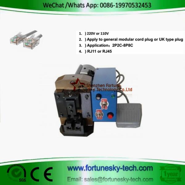 China RJ45 Crimping Machine 2P2C-8P8C RJ45 Crimper Crystal RJ11-RJ45 Crimping Machine MODULAR PLUG Automatic Terminal Machine on sale China RJ45 Crimping Machine 2P2C-8P8C RJ45 Crimper Crystal RJ11-RJ45 Crimping Machine MODULAR PLUG Automatic Terminal Machine on sale