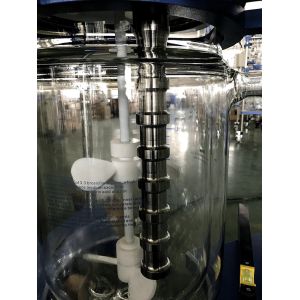 Buy cheap Various Capacity Glass Reactor Vessel Stainless Steel Frame Explosion Proof from wholesalers