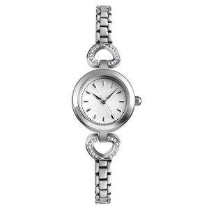 Buy cheap Fine Grinding Stainless Steel Quartz Wrist Watch Diamond Encrusted Dial from wholesalers