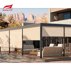Buy cheap Motorized Outdoor Roller Blinds Zipscreen For Garden Shade Insect Resistance from wholesalers