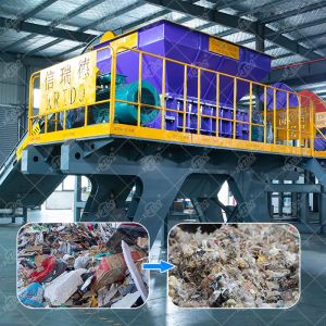 Buy cheap Xrido Glass Plate Crusher Waste Shredder Machine 1-10cm Output from wholesalers