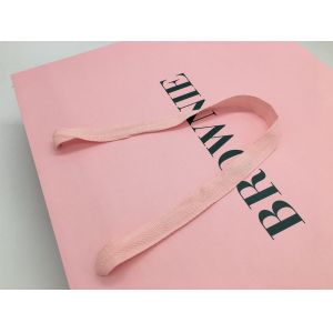 Buy cheap Foldable Recyclable Custom Printed Paper Bags With Handles 410x530x120 Mm from wholesalers