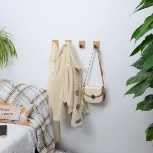 Buy cheap Solid Wood Beech Wall Hook - Handmade Customizable Coat Hanger from wholesalers