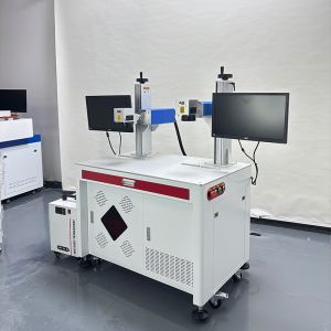 Buy cheap Industrial-grade Dual-head Laser Marking Machine for 3C Electronics with Synchronous and Asynchronous Marking from wholesalers