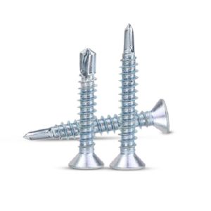 Buy cheap # 10 X 1 '' Drilling Point Stainless Steel Security Screws Flat Head For Metal from wholesalers