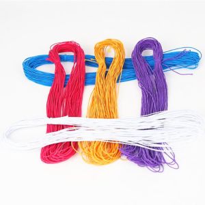 Factory Custom Color 3mm Round Knitted Elastic Band