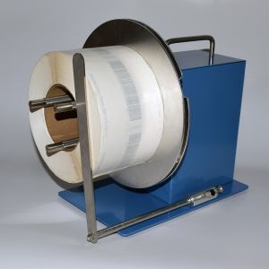 Buy cheap Blue/Black Electric automatic label rewinder unrewinder machine S-120 from wholesalers