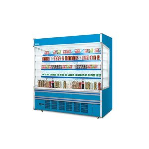 Fan Cooling Multideck Open Front Chiller For Shop Plug In Type With R404