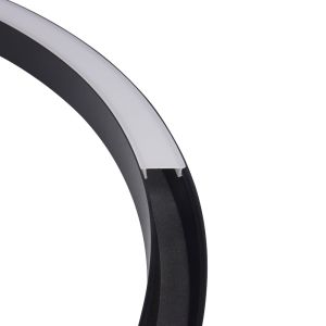 Surface Mounting Circular LED Profile , Flexible Aluminium Channel Profiles OEM