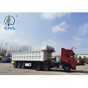China 3 Axles 50T 40 Feet High Quality Side Tipper Trailer /Tipping Semi Trailer Used To Carry Goods Cargo Box Trailer on sale
