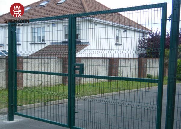 Buy cheap PVC Coated 50x200mm Welded Wire Mesh Fence Curve 3D Galvanized from wholesalers