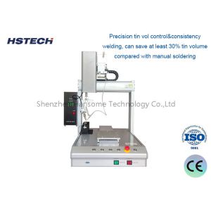 Buy cheap 4 Axis Automatic Soldering Machine Manual Programming High Precision X/Y/Z/R Rotation from wholesalers