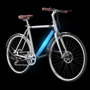 Buy cheap 700C City Cruiser Electric Bike 9Speed Deraulleur Equipped Retro Style from wholesalers