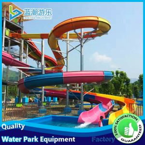 Buy cheap High Quality Fiberglass Water Slide with Spiral Design and Smooth Surface for Amusement Parks and Swimming Pools from wholesalers