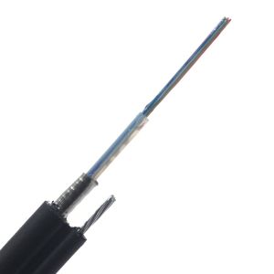 Buy cheap GYTC8S GYTC8A Fiber Optic Cable With Steel Messenger 12 24 48 Core from wholesalers