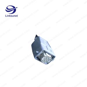Buy cheap HDD-006-M + 006F gray Heavy Duty Connectors and 20awg cable Industrial wire harness from wholesalers