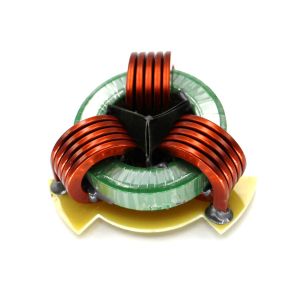 Toroidal Core Storage Output Three-Phase Power Choke with Flat Wire Vertical