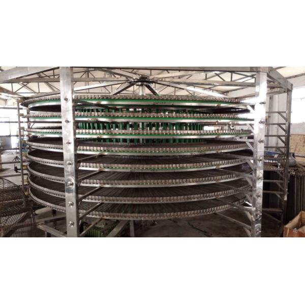 Buy cheap Bread Pizza Cooling Spiral Tower Conveyor From Factory from wholesalers