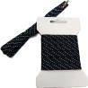 Buy cheap Polyester Flat Drawstring Cord For Hoodie Black Elastic Shock Cord from wholesalers