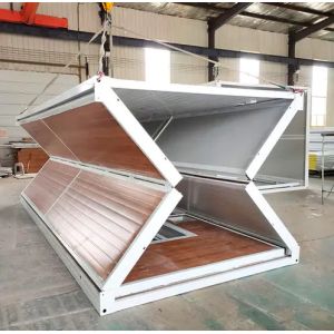Buy cheap Steel Structure Container House Foldable Rock Wool / Glass Wool Insulation product