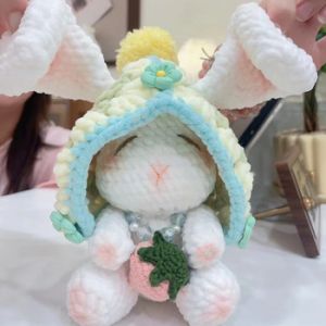 Buy cheap Beginners Crochet Kit for new year gift without necklace, Crochet Animal Kit, Polyester Fiber, Kit for Beginner from wholesalers
