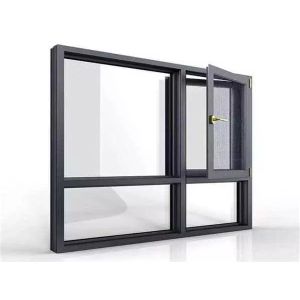 Thermal Insulation Aluminium Hinged Window Soundproof Modern Casement Window