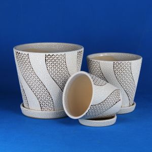 Buy cheap Glossy Finish Clay Pots With Drainage Holes Secret To Vibrant Plants from wholesalers