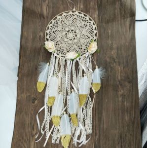 Buy cheap North Europe Christmas Decorative Style Feather Dream Catcher from wholesalers