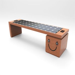 Buy cheap Bright Smart Solar Powered Benches Outdoor Garden With Back 1800*450*450mm from wholesalers