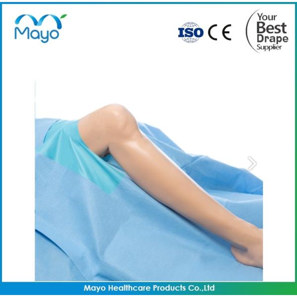 Quality Blue Knee Arthroscopy Drape Extremity Drape OEM Sterile Drape for sale