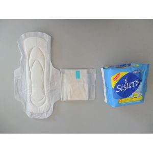 Buy cheap High Absorbency Female Hygiene Sanitary Napkin Diaper With Breathable PE Film from wholesalers