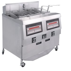 Buy cheap OFG-322 Digital Computer Panel Two Pots Four Baskets Automatic Deep Fryer Machine GAS Open Deep Fryer from wholesalers