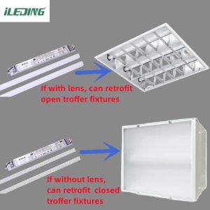 Buy cheap 46W 2FT 4FT Led Trunking Magnetic Linear retrofit Kit Troffer Light for Supermarket from wholesalers