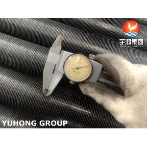 ASME SB163 N04400 Embedded Fin Tube With Alminium Fin For Air Cooler And Gas