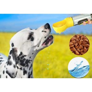 Mutifunctional 4 In 1 Portable Puppy Water Bottle 300ML For Walking And Travel