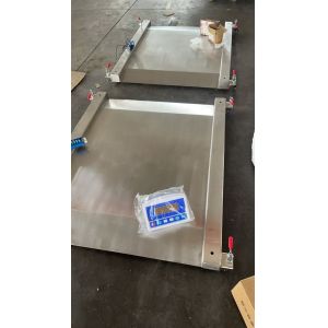 Buy cheap Heavy Duty Electronic 304 Full Stainless Steel Platform Floor Scale 1.2x1.2m 3 Ton from wholesalers